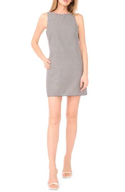 1.state Open Back Sleeveless Shift Dress In Black