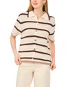 1.state Openwork Sweater Shirt In Multi