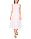 1.state Pin Tuck Midi Dress In Ultra White