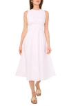 1.state Pin Tuck Midi Dress In Ultra White