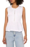 1.state Pintuck Pleat Sleeveless Top In Ultra White