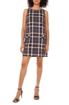 1.state Plaid Shift Dress In Multi