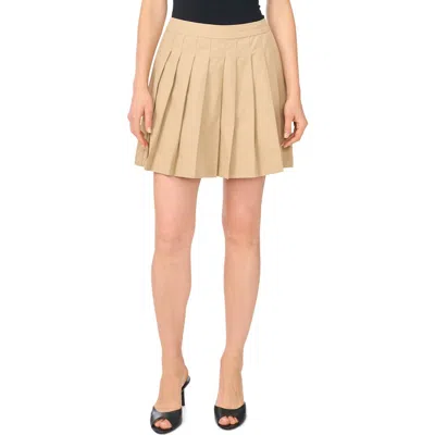 1.state Pleated Miniskirt In Brown