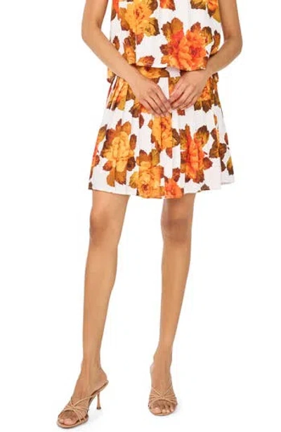 1.state Pleated Skirt In Brown