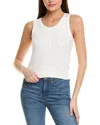 1.state Pointelle Sweater In White