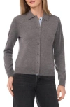 1.state Polo Cardigan In Gray