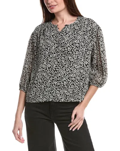 1.state Puff Sleeve Blouse In Black