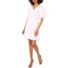 1.state Puff Sleeve Smocked Waist Dress