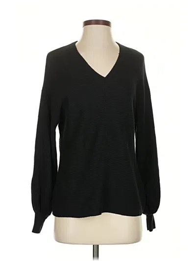 Pre-owned 1.state Pullover Sweater In Black