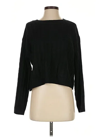 Pre-owned 1.state Pullover Sweater In Black