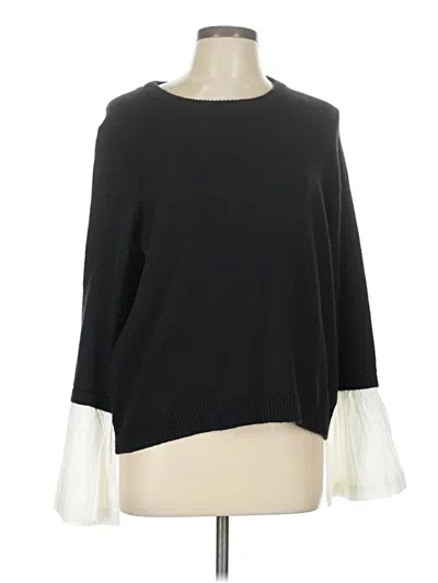 Pre-owned 1.state Pullover Sweater In Black