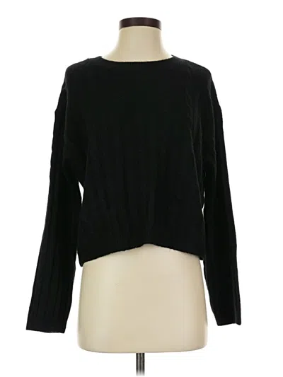 Pre-owned 1.state Pullover Sweater In Black