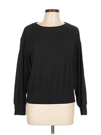 Pre-owned 1.state Pullover Sweater In Black