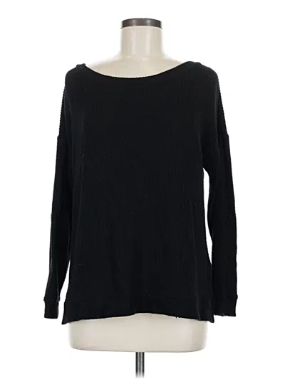 Pre-owned 1.state Pullover Sweater In Black