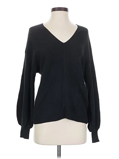 Pre-owned 1.state Pullover Sweater In Black