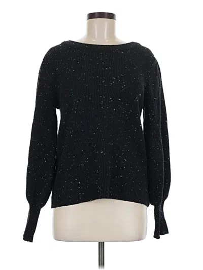 Pre-owned 1.state Pullover Sweater In Black