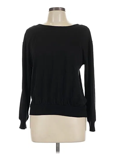 Pre-owned 1.state Pullover Sweater In Black
