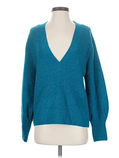 Pre-owned 1.state Pullover Sweater In Blue