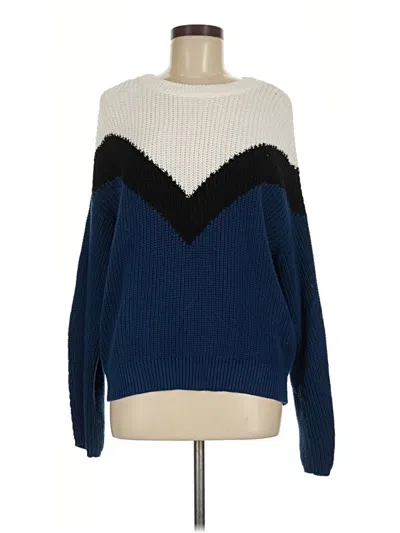Pre-owned 1.state Pullover Sweater In Blue