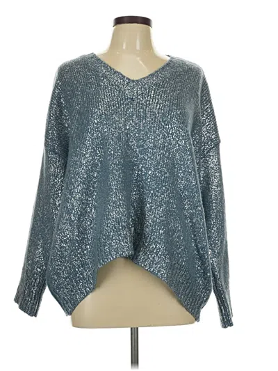 Pre-owned 1.state Pullover Sweater In Blue