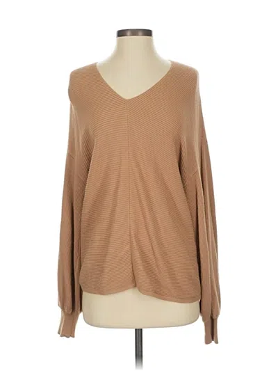 Pre-owned 1.state Pullover Sweater In Brown