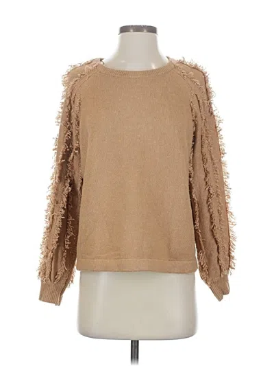 Pre-owned 1.state Pullover Sweater In Brown