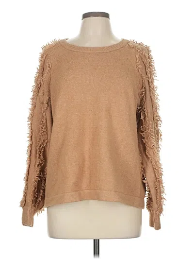 Pre-owned 1.state Pullover Sweater In Brown