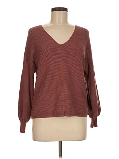 Pre-owned 1.state Pullover Sweater In Brown