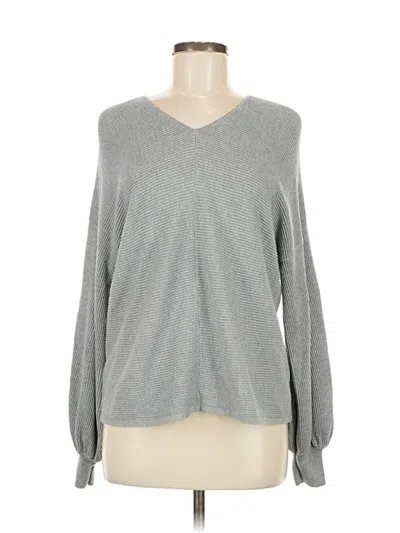 Pre-owned 1.state Pullover Sweater In Gray