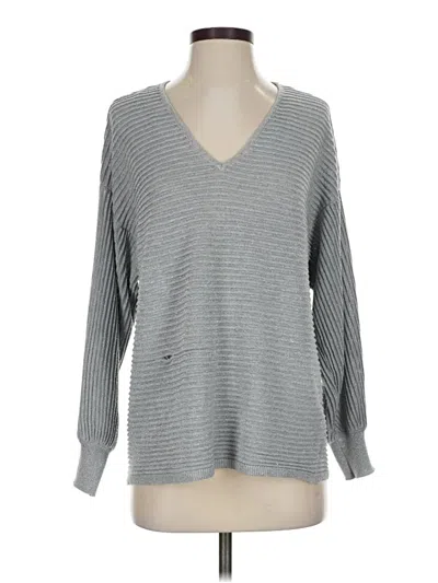 Pre-owned 1.state Pullover Sweater In Gray