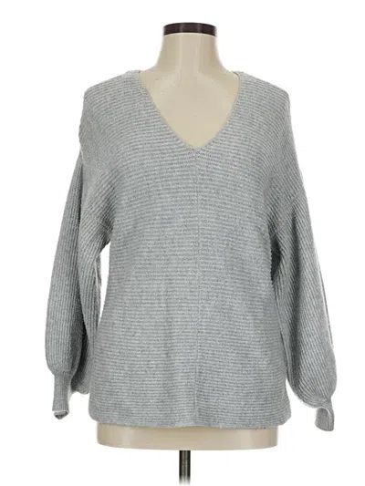 Pre-owned 1.state Pullover Sweater In Gray