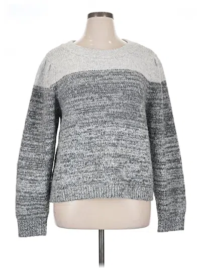 Pre-owned 1.state Pullover Sweater In Gray