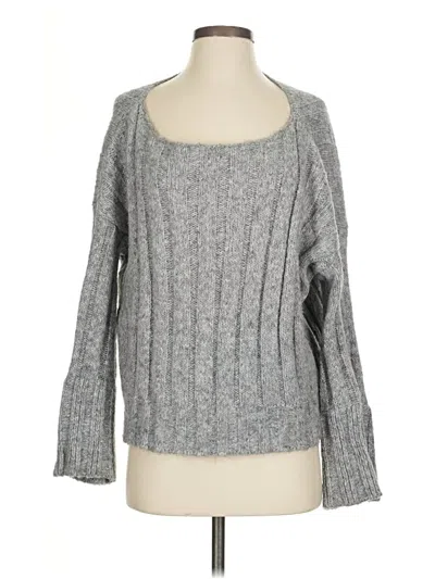 Pre-owned 1.state Pullover Sweater In Gray