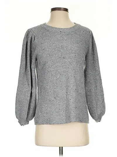 Pre-owned 1.state Pullover Sweater In Gray