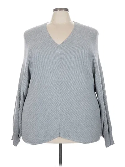 Pre-owned 1.state Pullover Sweater In Gray