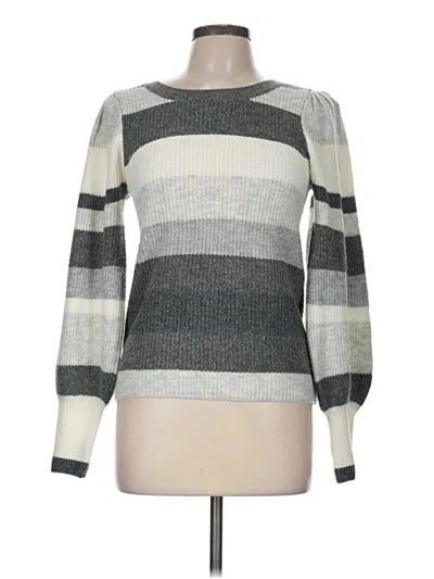 Pre-owned 1.state Pullover Sweater In Gray