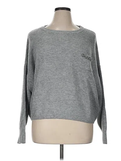 Pre-owned 1.state Pullover Sweater In Gray