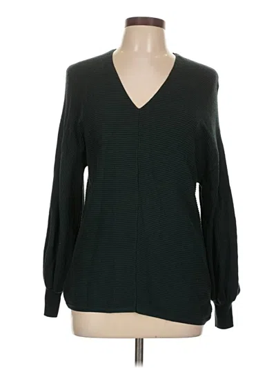 Pre-owned 1.state Pullover Sweater In Green