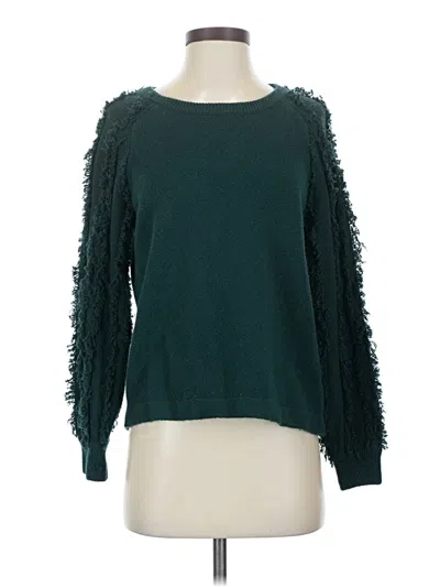 Pre-owned 1.state Pullover Sweater In Green