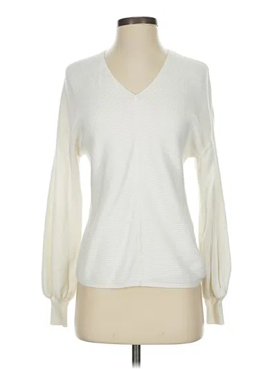 Pre-owned 1.state Pullover Sweater In Ivory
