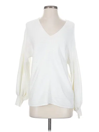 Pre-owned 1.state Pullover Sweater In Ivory