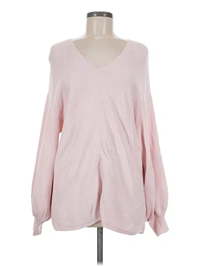 Pre-owned 1.state Pullover Sweater In Pink