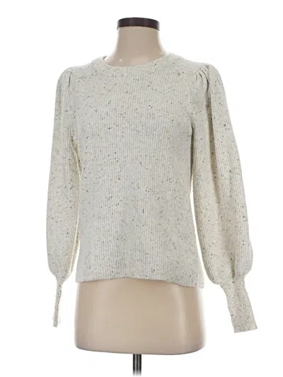 Pre-owned 1.state Pullover Sweater In Silver