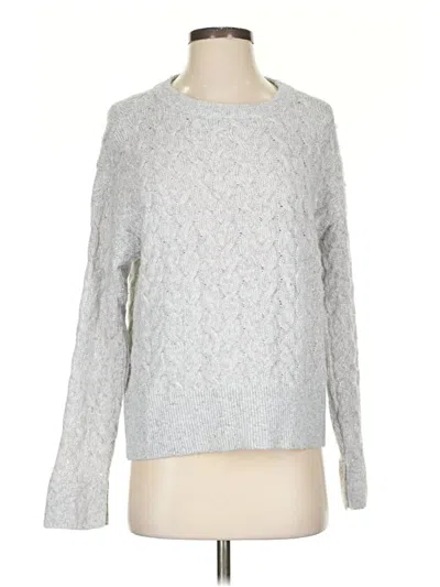 Pre-owned 1.state Pullover Sweater In Silver