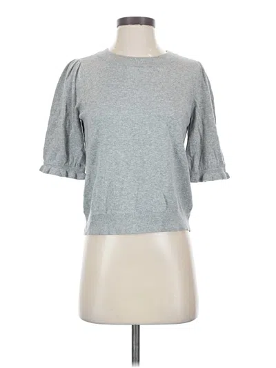 Pre-owned 1.state Pullover Sweater In Silver