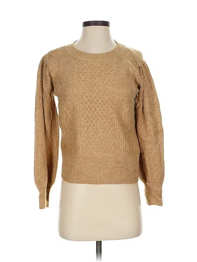 Pre-owned 1.state Pullover Sweater In Tan