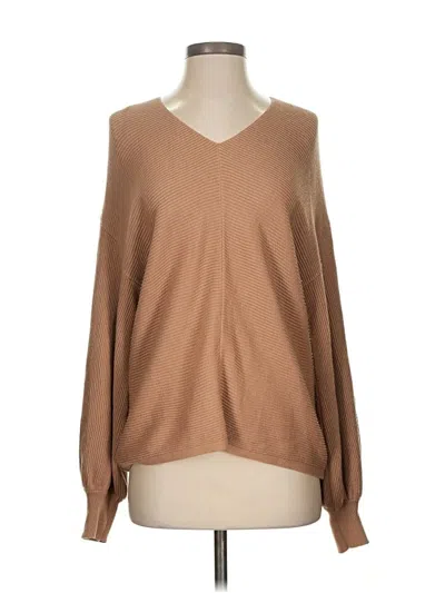 Pre-owned 1.state Pullover Sweater In Tan