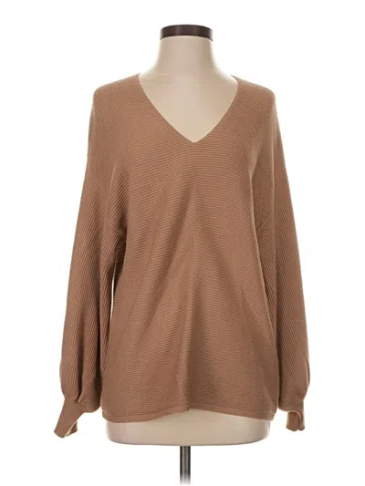 Pre-owned 1.state Pullover Sweater In Tan