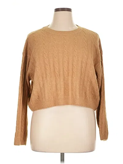 Pre-owned 1.state Pullover Sweater In Tan