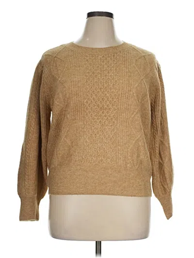 Pre-owned 1.state Pullover Sweater In Tan